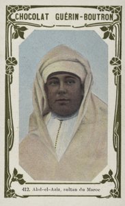 Abd-el-Aziz, Sultan of Morocco by French School