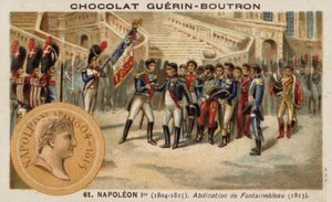 Abdication of Napoleon at Fontainebleau