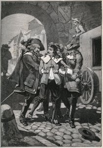 Abduction of Johann Friedrich Bottger by the soldiers of Frederic-Augustus of Saxony, known as 