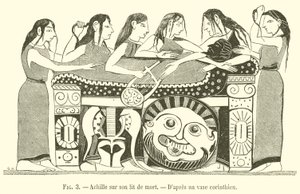 Achilles on His Deathbed by French School