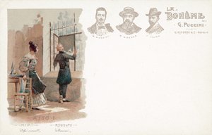 Act One, La Boheme by French School