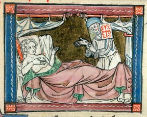 A Woman in Bed Attended by a Nun, illustration from 