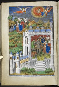 Legend of the Fleurs de Lys, from Book of Hours (The Bedford Hours) c.1410-30 by French School