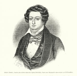 Adolphe Nourrit, one of the most famous tenors of the Opera by French School