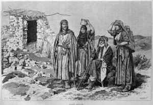 Adouans, from La Syrie daujourdhui. Voyages dans la Phenicie, le Liban et la Judee. 1875-1880 by Louis Charles Emile Lortet, 1884 by French School