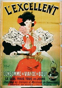 Advertisement for LExcellent Beef Consomme