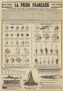Advertisement for fishing tackle