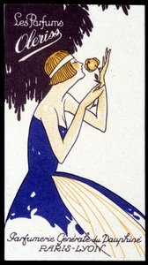 Advertising Card for Oleriss Perfumes from the Perfumerie Générale du Dauphiné by French School