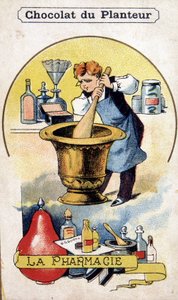 Advertising postcard for the planter