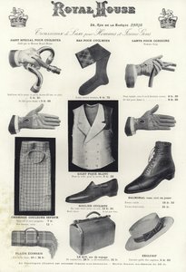 Advertising Spread for Royal House by French School
