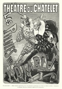 Poster depicting two main characters from the fairy tale 