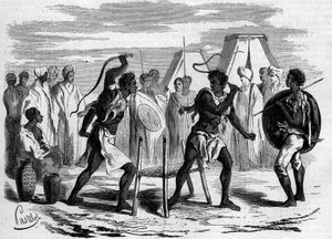 African Custom by French School