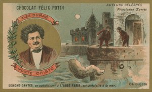 Alexandre Dumas and a Scene from The Count of Monte Cristo