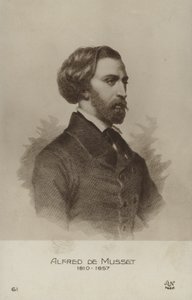 Alfred de Musset by French School