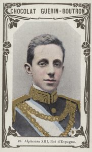 Alfonso XIII, King of Spain by French School