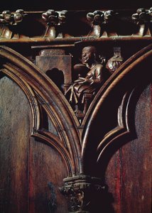 An Alchemist, from a choir stall