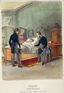 An Army Doctor in the Kingdom of Saxony, c.1840 by French School