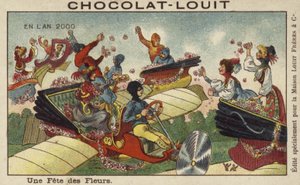 An Airborne Flower Festival in the Year 2000 by French School