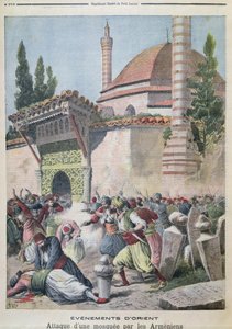 An Attack on a Mosque by Armenians by French School