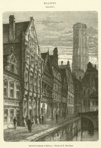 Old houses in Mechelen
