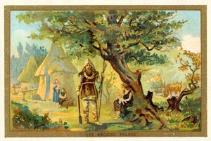 Ancient Franks by French School