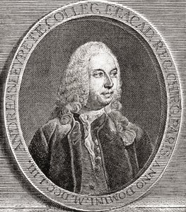 André Levret, 1703-1780. French Obstetrician. From Les Heures Libres published 1908. by French School