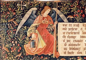 Angel with a sponge attached to a rod (detail) from The Angels Bearing Instruments of the Passion