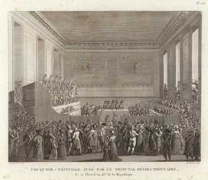 Antoine Quentin Fouquier-Tinville Judged by the Revolutionary Court by French School