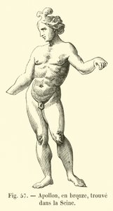 Apollo, in Bronze, Found in the Seine