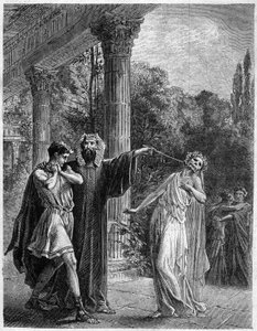Apollonius to Corinth. In Histoire de la magic du Monde supernaturel et de la Fatalite a travers les temps et les peuples, Furne Jouvet et et Cie editeurs (1869). by French School
