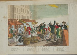 Appearance of the Great Comet in 1811 by French School