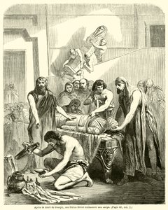 After the death of Joseph, his brothers had his body embalmed by French School