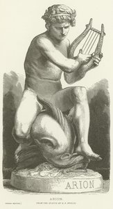 Arion riding a dolphin