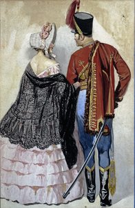 Arm in Arm by French School