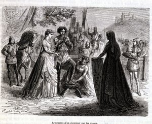Arming a Knight by Ladies in the 11th Century - in 