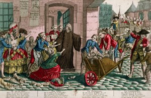Arrest of Prostitutes by the Police in Paris, c.1759