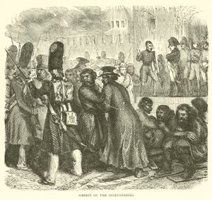 Arrest of the incendiaries by French School