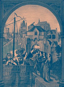 Arrival at Cologne of Fleet of the Tyrant Maximus