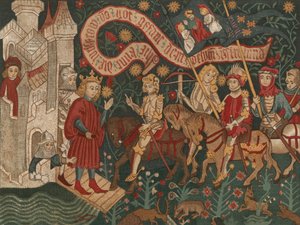 Arrival of Joan of Arc at the Chateau de Chinon, March 6th 1428 by French School