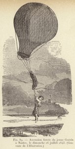 Forced Ascent of Young Guerin in Nantes, Sunday, July 16, 1843 by French School