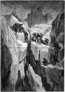 Ascension of Mont Blanc, July 5 by French School