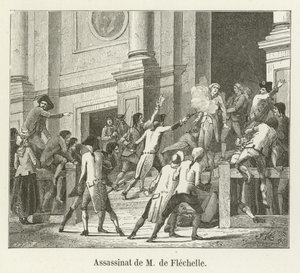 Assassination of M de Flechelle by French School
