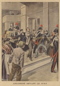 Assassinated in front of the jury by French School