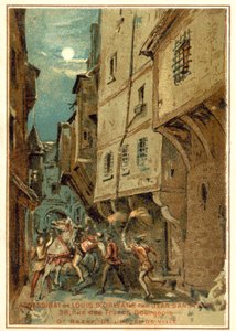 Assassination of Louis of Orleans by the Men of John the Fearless, Duke of Burgundy, Paris, 1407