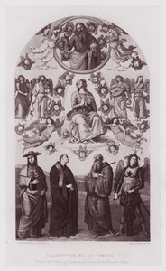 Assumption of the Virgin, Painting by Perugino at the Academy of Fine Arts in Florence by French School