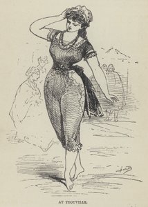 At Trouville by French School