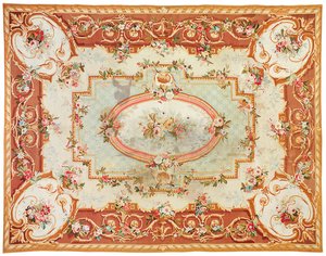 Aubusson carpet, last quarter of the 19th century by French School