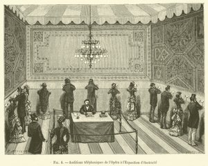 Telephone Auditions of the Opera at the Electricity Exhibition by French School