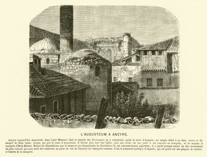 Augusteum, Temple of Augustus and Rome, Ankara, Turkey by French School
