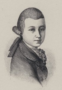 Austrian Composer Wolfgang Amadeus Mozart at the Age of Fourteen
